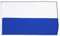 Flagge Streifen weiß-blau - 90 x 150 cm