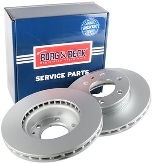 Borg & Beck BRAKE DISC PAIR Nissan Qashqai 02/14-