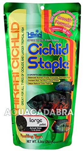 Hikari Cichlid Staple Large Pellet 250g *Pack of Two* Cichlid Herbivorous - BUNDLE