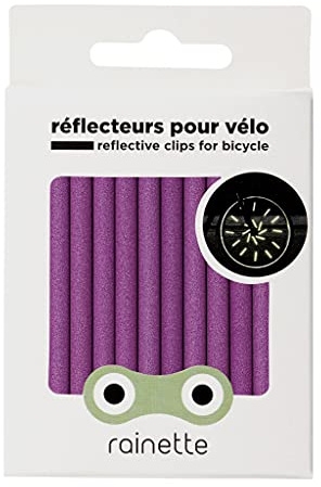 Rainette Unisex Réflecteurs Pour Roues de Vélo | Rose | Réflexion À 360° | 12 Pièces Reisezubehör-Geldbörse, Rosa, OneSize