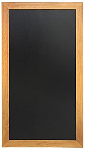 Securit Y859 Teak Lang Modell WallBoard, lackiertes Teak, 560 mm x 1000 mm
