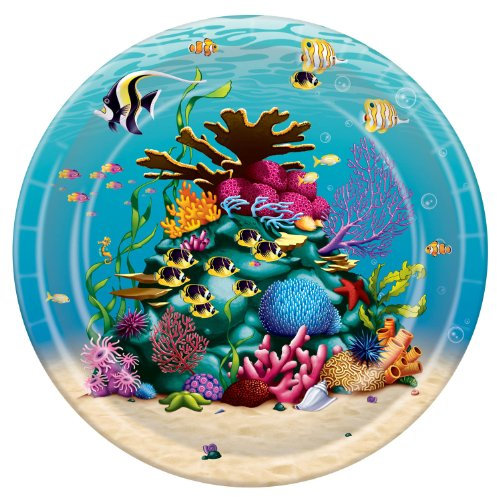 Under The Sea Plates (8/Pkg)