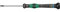 Wera 2052 Elektroniker-Sechskant-Kugelkopfschraubendreher, 7/64 Zoll x 60 mm, 1 Stück, 05118106001, Farbe