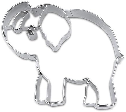 Städter Präge-Ausstechform Elefant 8 cm