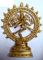 AVS Store® Shiva (Natraj) – Messing Statue – Made in Indien, Messing, Brass Golden, 44