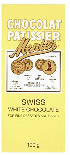 Menier Chocolate blanc cuisson (100g) - Paquet de 6