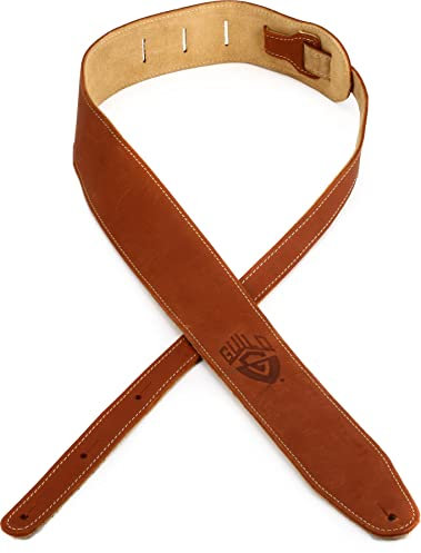 GUILD Gitarren Leder Gitarrengurt – Braun