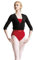 Capezio 126 Cross-Over Top Class Collection Taille Unique Noir