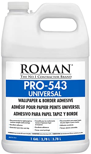 ROMAN Products 207811 PRO-543 Adhésif universel pour papier peint et frise Blanc 250 m²