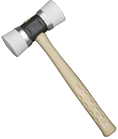Powernail 5MIWW Gummihammer mit doppelter Kappe, Weiß