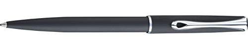 DIPLOMAT - Kugelschreiber Traveller schwarz matt easyFlow - Schick und elegant - 5-Jahre-Garantie - Langlebig - Lapis schwarz