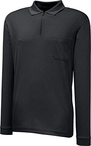 Ragman Herren-Poloshirt, Langarm Graphit Größe XXXL 3XL Graphit