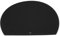 FBK 81916-6 Schaber, flexibel, für Masse, rund, ohne Loch, 160 x 125 x 1,65 mm, schwarz