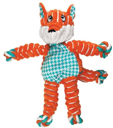 KONG Floppy Knots Fox, Dog Toy, Medium/Large