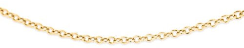 CARISSIMA Damen Halskette 9k (375) Gelbgold 1.6mm 46cm/18zoll