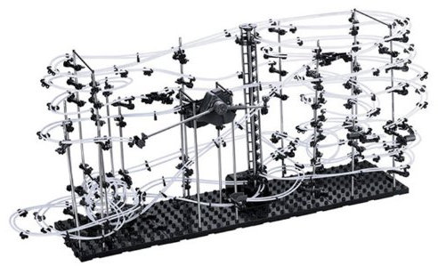 Goods & Gadgets GmbH Spacerail Kugelbahn Space Rail Murmelbahn Spacewarp Spacepark (Level 5 (32 Meter))
