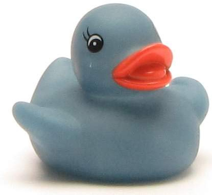 Duckshop I Badeente I Quietscheente I Farbwechsel Ente blau 5,5 cm