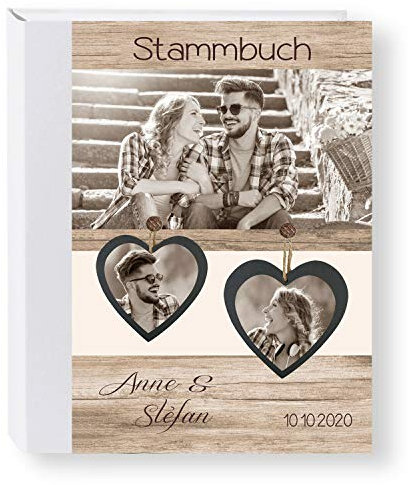 Stammbuch der Familie personalisiert 'Vintage Flair' A5 Familienbuch Familienstammbuch Stammbaum Stammbücher Hochzeit