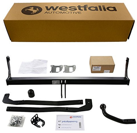 Westfalia Abnehmbare Anhängerkupplung für Renault Mégane Grandtour (BJ 06/2009-03/2016) – Im Set mit 13-pol. fzg.-spez. Westfalia Elektrosatz