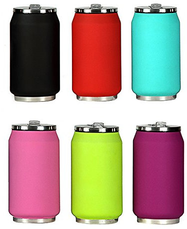 Yoko Design - Mug Canette isotherme Soft Touch - Lot de 2