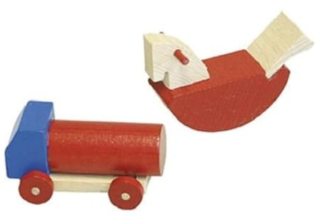 Rülke Holzspielzeug 21620 Schaukelpferd und Auto