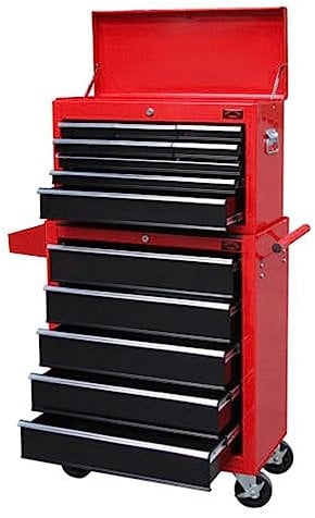 X Large Tool Chest TOP Cabinet TOP Box and ROLLCAB Box,with Drawer Divider