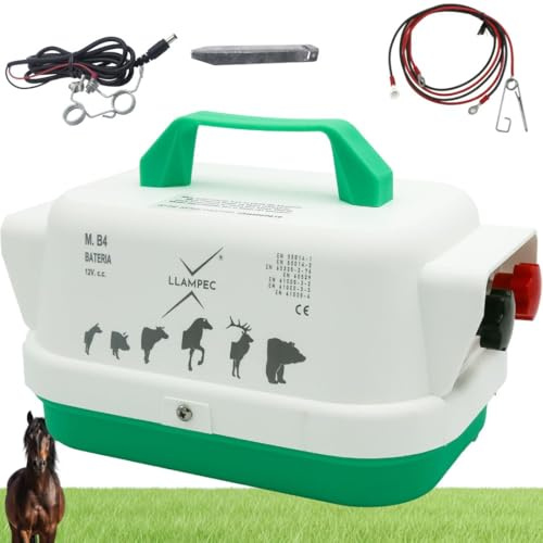 Llampec B4 Pas0000B4 Batterie für Elektrozaun, für Außenbereich, 12 V