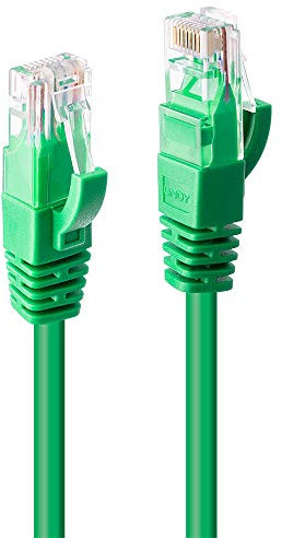 LINDY Cavo di Rete Cat.6 U/UTP Verde, 0.3m