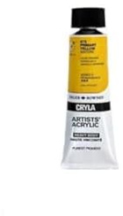 Daler-Rowney Cryla Acrylic 75 ml Primary Yellow, Professional Artists