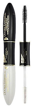 L'Oréal Paris – Mascara, schwarz, verstärkend, doppelte Verlängerung, extra schwarz
