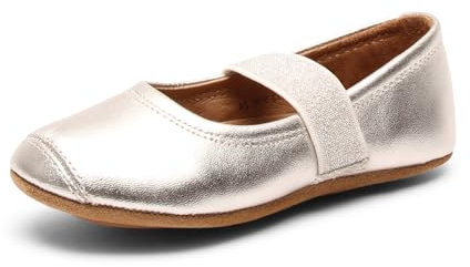 Bisgaard Mädchen Ballet Geschlossene Ballerinas, Silber, 24 EU