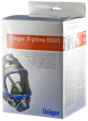 SCHUTZGUT Dräger X-plore 5500 Vollmaske EPDM/PC (ohne Filter), Universalgröße