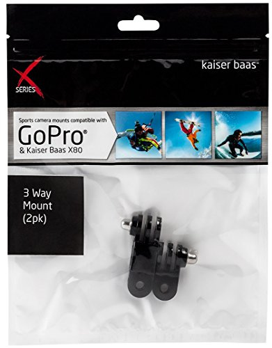 Kaiser Baas 3 Way Mount (2pk) for X Series & GoPro Action Cameras