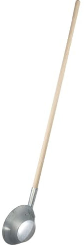 STUBAI Mörtelschöpfer Aktion 225 mm | mit Stiel | Profi Gipserpfanne für Putz- und Spachtelarbeiten, Betonarbeiten und zum Fliesenlegen im Innen- als auch im Außenbereich