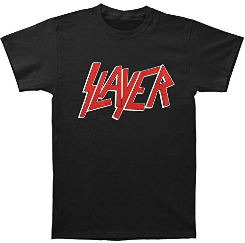 Slayer Men's Classic Logo Short Sleeve T-Shirt, Black, Large
