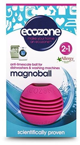 Ecozone Anti-Lime Magnoball for Dishwashers and Washing Machines, Single