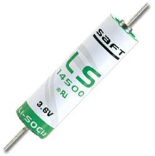 SAFT LS14500CNA Lithium Batterie mit Axialdrahtanschluss