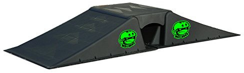 Ten-Eighty Mini Kicker Startrampe für Skates, Skateboards, Fahrräder und Roller, schwarz
