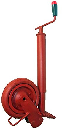 Stützrad Simol halbautomatisch klappbar Gummirad