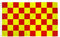 AZ FLAG Bandiera A Scacchi Rossi E Gialli 150x90cm - Bandiera Scacchiera Rossa E Gialla 90 x 150 cm