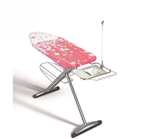 Metaltex 41809180080 Avior - Tabla de Planchar (Metal, 125 x 50 cm), Color Rosa