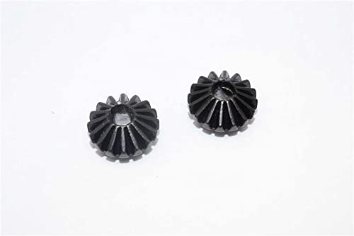 GPM For Tamiya TT-02 & TT-02B Tuning Teile Steel Large Bevel Gear - 2Pcs Black