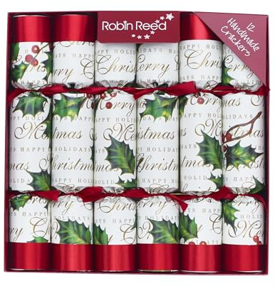 12 x 12 Schleifen und Beeren Weihnachtsknallbonbons (knallbonbon)
