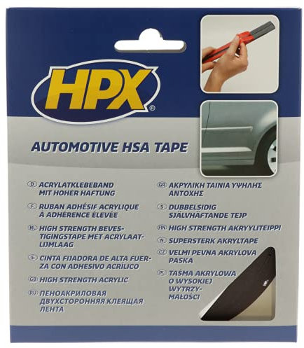 HPX HSA003 Montageband HSA doppelseitig anthrazit 9 mm x 10 m