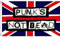 AZ FLAG - Flagge Punker Not Dead - 150x90 cm - Punks Not Dead Fahne 100% Polyester mit Messing-Ösen - 110g