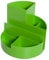 Maul Schreibtischorganizer MAULrundbox 140x125mm | Stilvoller Organizer mit 6 Fächern | Zur Aufbewahrung von Stiften, Schere und Notizkarte | Praktische Ablage für Büro und Schreibtisch | Grün