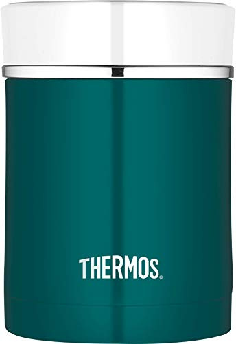 Thermos 4005.255.047 Speisegefäß Premium, 0,47 L, Edelstahl, Teal/weiß