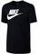 Nike Herren Tee-Futura Icon T-Shirt, Schwarz, S