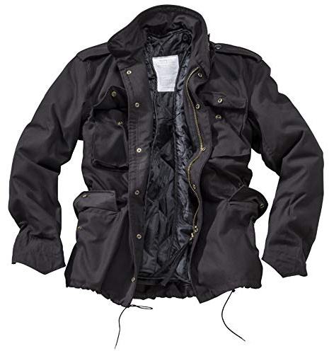 Surplus Raw Vintage Men´s US Fieldjacket M 65, Black, 3XL