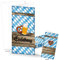 Logbuch-Verlag 10 bayerische Einladungskarten mit Kuvert Einladung Bayern blau weiß Hochzeitseinladung Oktoberfest Wiesn Karte DIN lang
